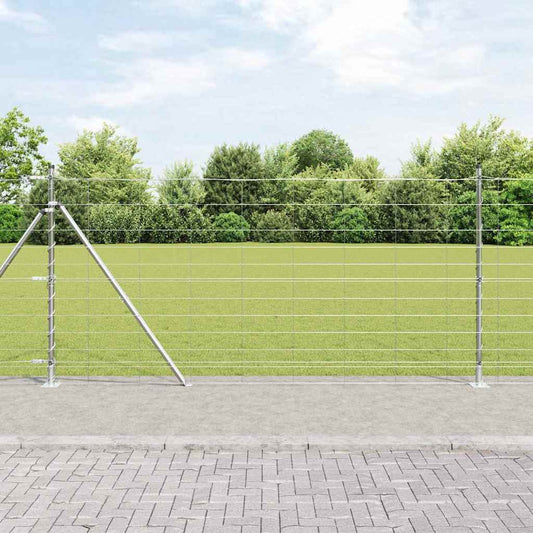 Legelőkerítés Ezüst 25 x 1.2 m Horganyzott acél