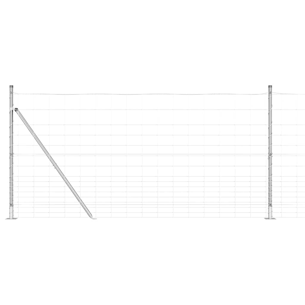 Legelőkerítés Ezüst 25 x 1.2 m Horganyzott acél