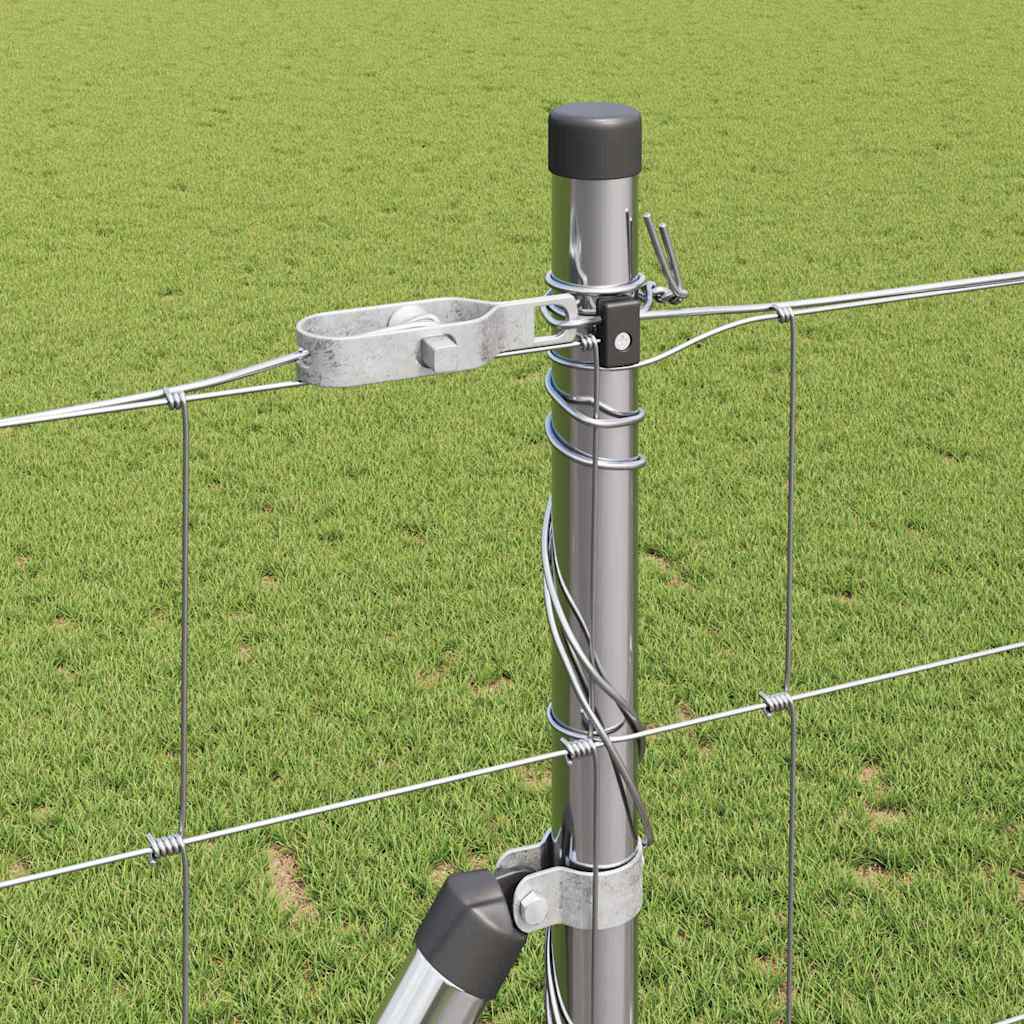 Legelőkerítés Ezüst 25 x 1.4 m Horganyzott acél