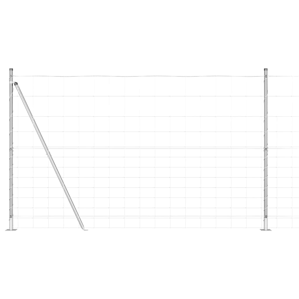 Legelőkerítés Ezüst 25 x 1.5 m Horganyzott acél