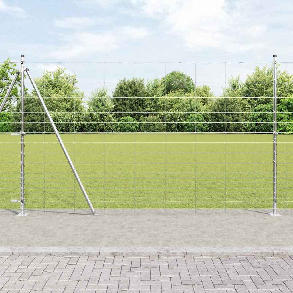 Legelőkerítés Ezüst 25 x 1.5 m Horganyzott acél