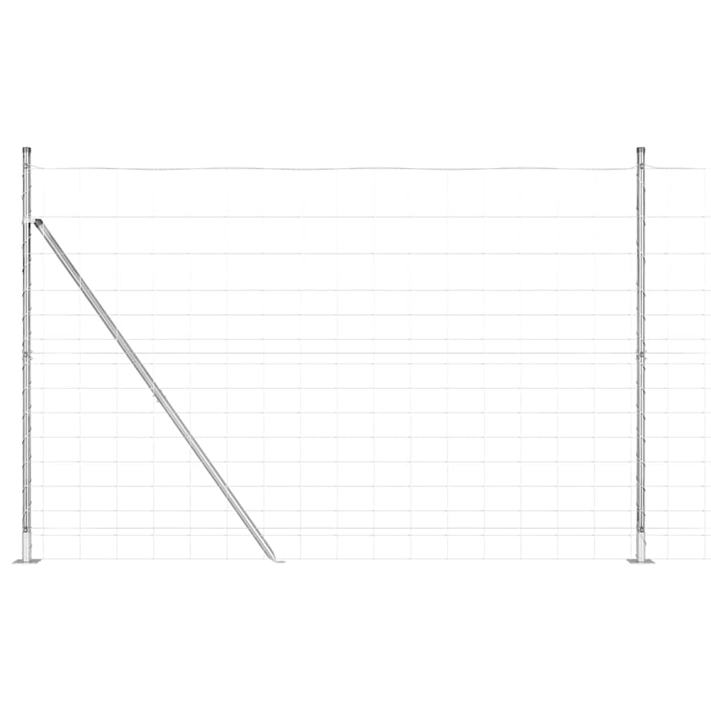 Legelőkerítés Ezüst 25 x 1.6 m Horganyzott acél
