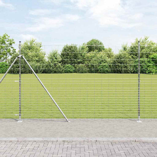 Legelőkerítés Ezüst 25 x 1.6 m Horganyzott acél