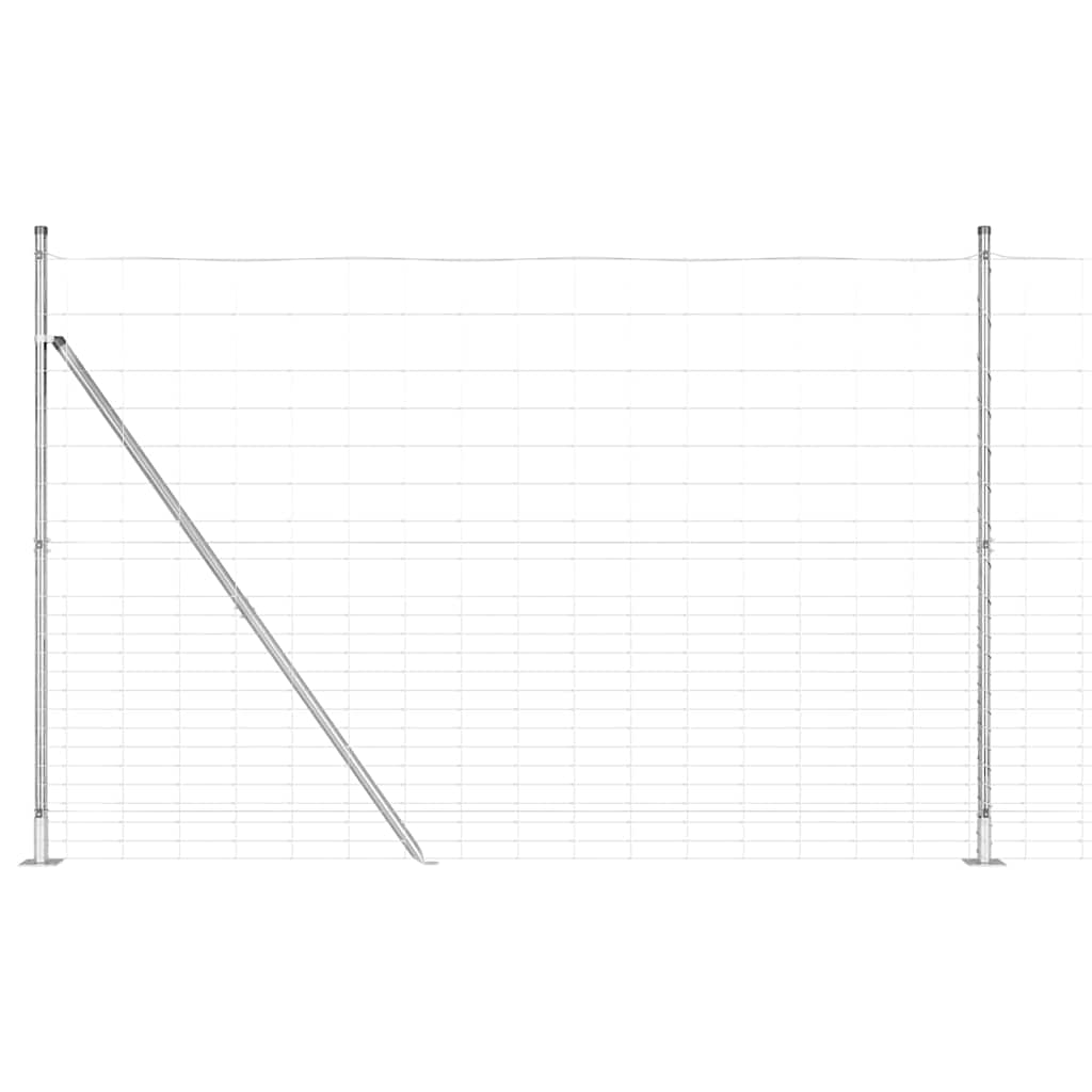 Legelőkerítés Ezüst 25 x 1.6 m Horganyzott acél