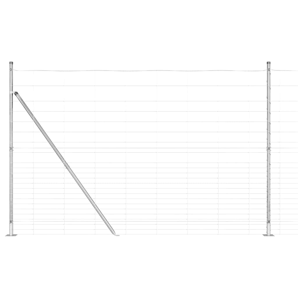 Legelőkerítés Ezüst 25 x 1.6 m Horganyzott acél