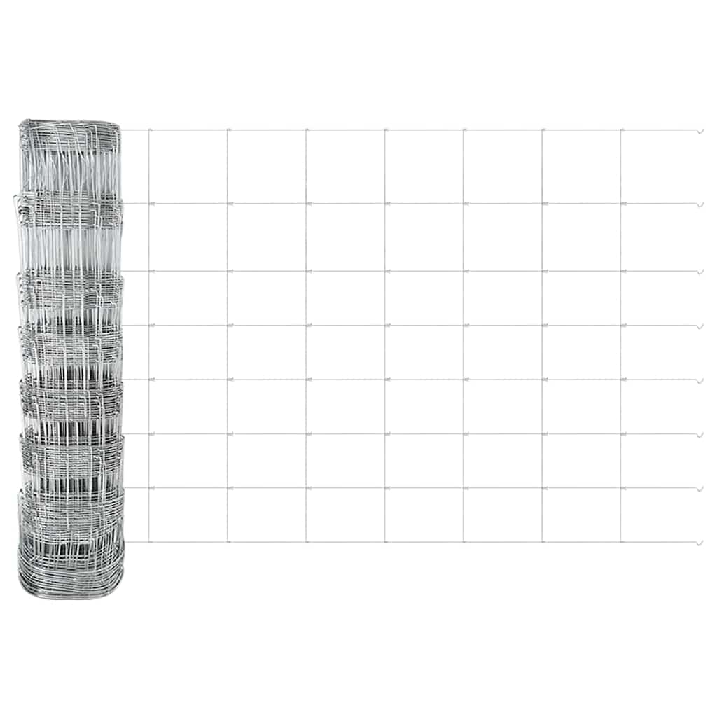 Legelőkerítés Ezüst 50 x 0.8 m Horganyzott acél