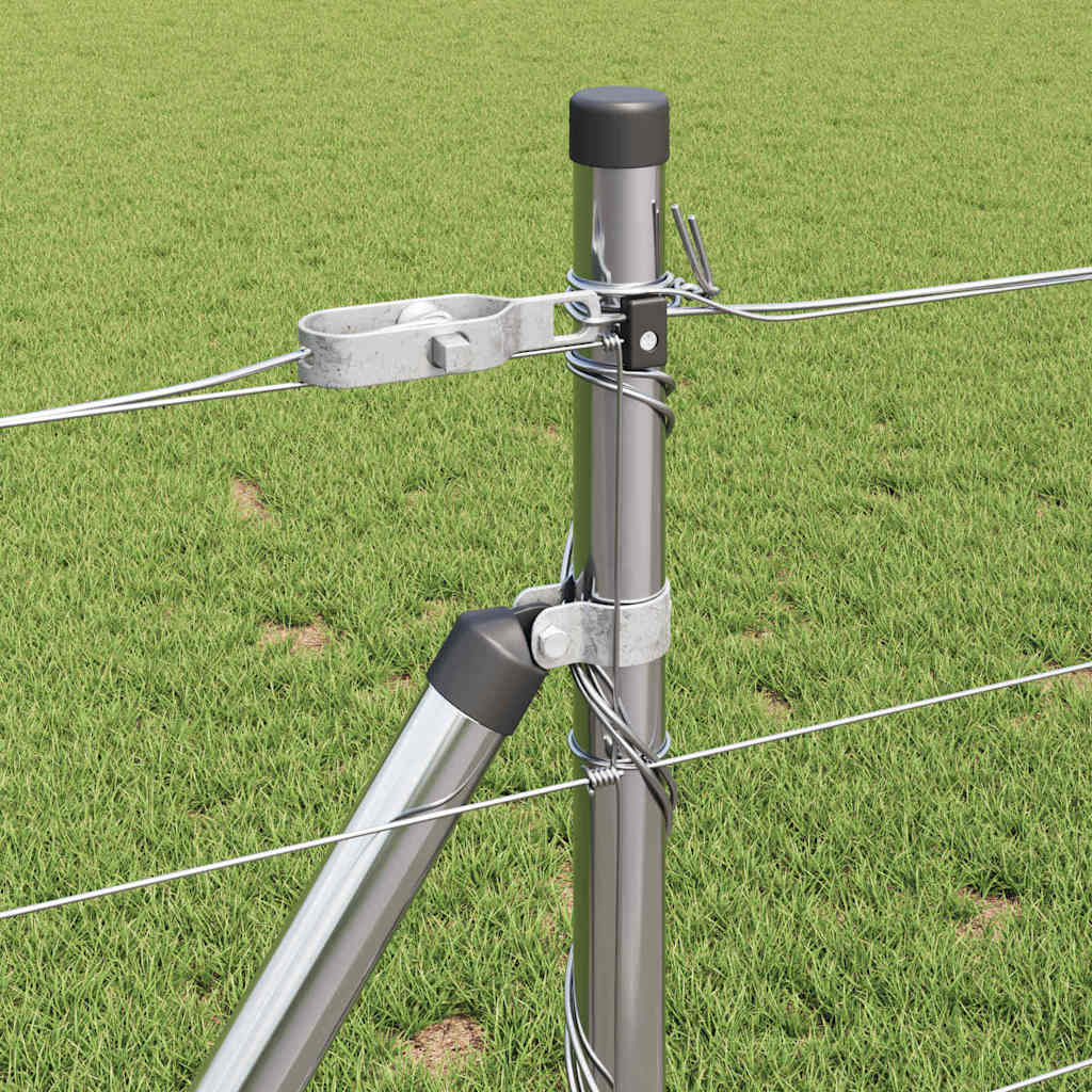 Legelőkerítés Ezüst 50 x 0.8 m Horganyzott acél