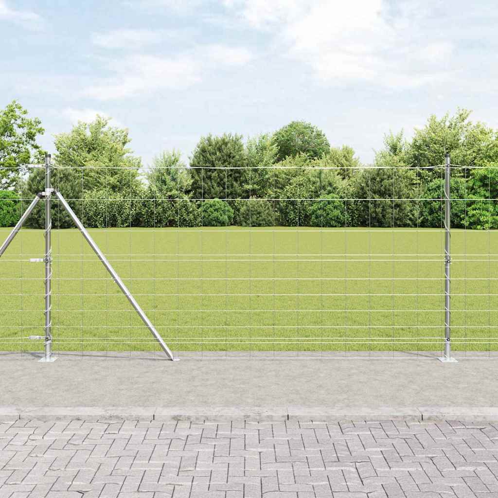 Legelőkerítés Ezüst 50 x 1.2 m Horganyzott acél