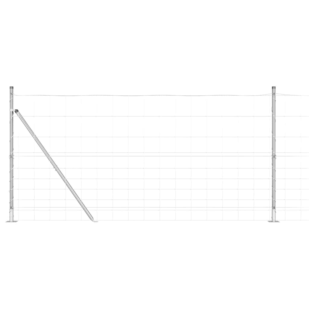 Legelőkerítés Ezüst 50 x 1.2 m Horganyzott acél