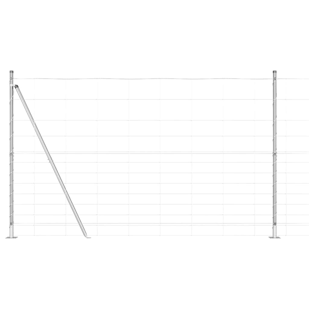 Legelőkerítés Ezüst 50 x 1.5 m Horganyzott acél