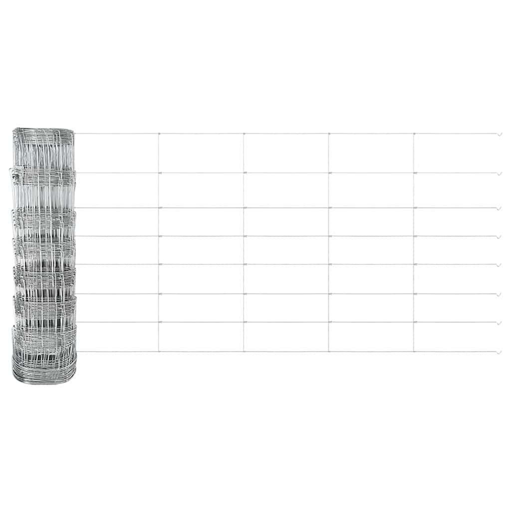 Legelőkerítés Ezüst 100 x 0.8 m Horganyzott acél