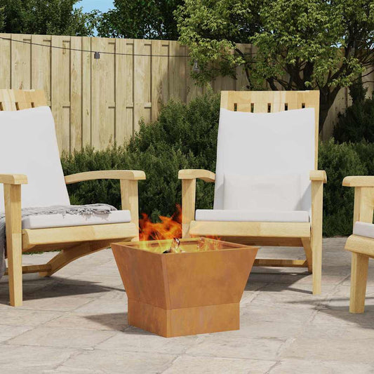 Tűzrakó Barna 40 x 40 x 35 cm Acél