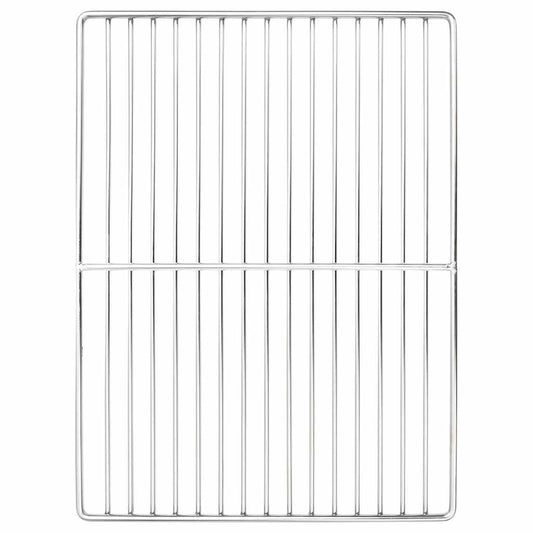 Grill rács Ezüst 40 x 30 cm Rozsdamentes acél