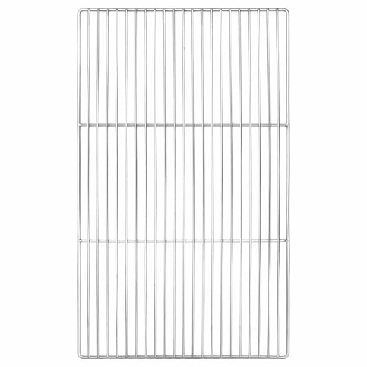 Grill rács Ezüst 67 x 40 cm Rozsdamentes acél