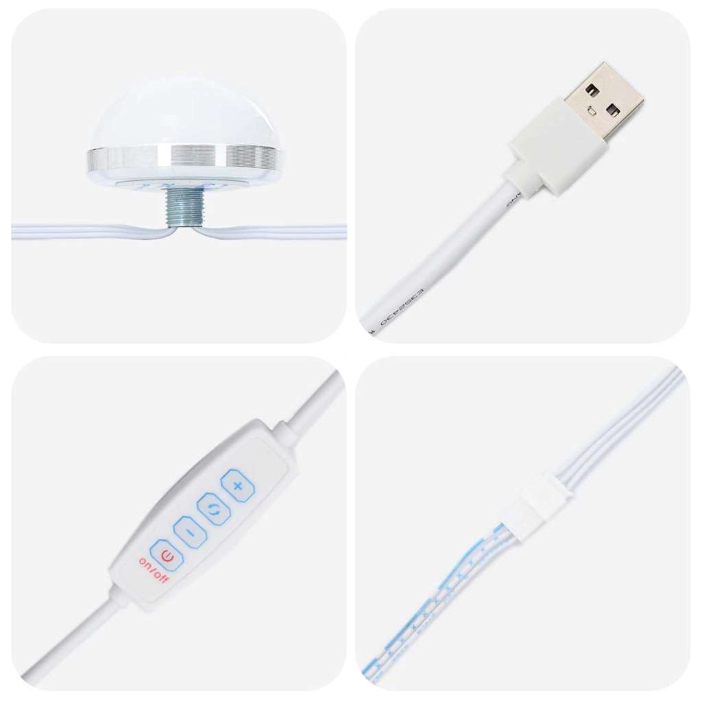 Toalett Tükör Füstölt tölgy 100 x 55 x 18 cm Üveg és mérnöki fa