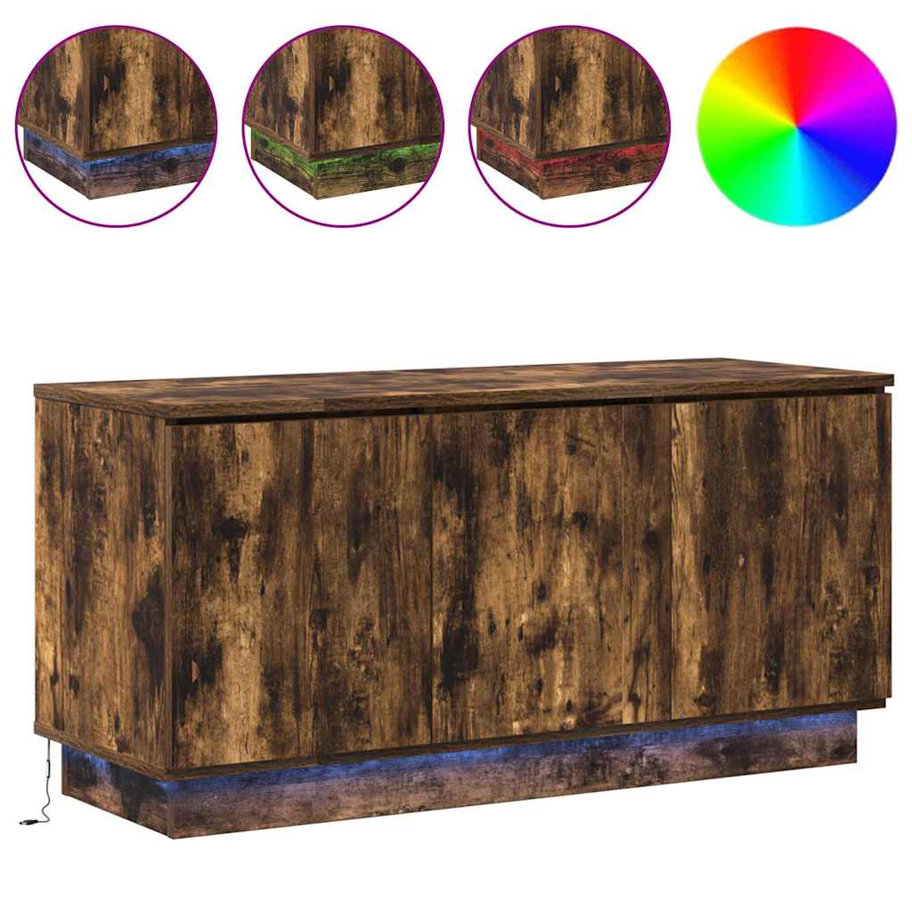 TV szekrény Füstölt tölgy 100 x 38 x 49 cm Faanyag