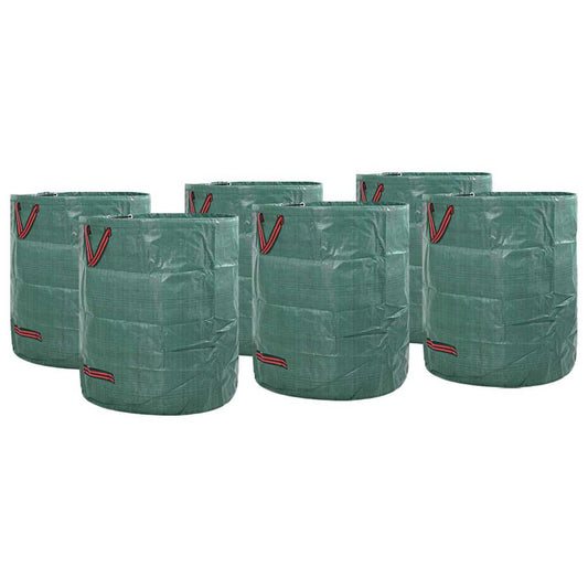 Kerti hulladéktáskák 12 pcs Zöld 67 x 67 x 75.5 cm Polipropilén