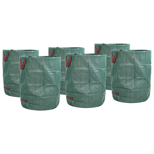 Kerti hulladéktáskák 12 pcs Zöld 66 x 66 x 83.5 cm Polipropilén