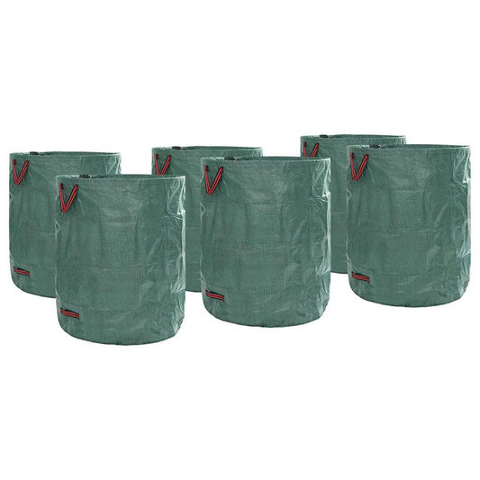 Kerti hulladéktáskák 12 pcs Zöld 79 x 79 x 99.5 cm Polipropilén