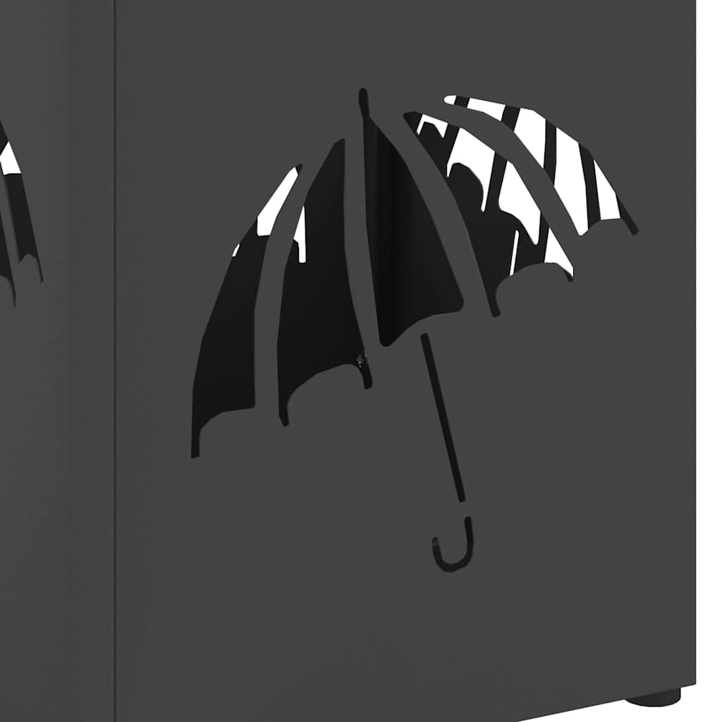 Napernyő Állvány Fekete 15.5 x 15.5 x 49 cm Fém