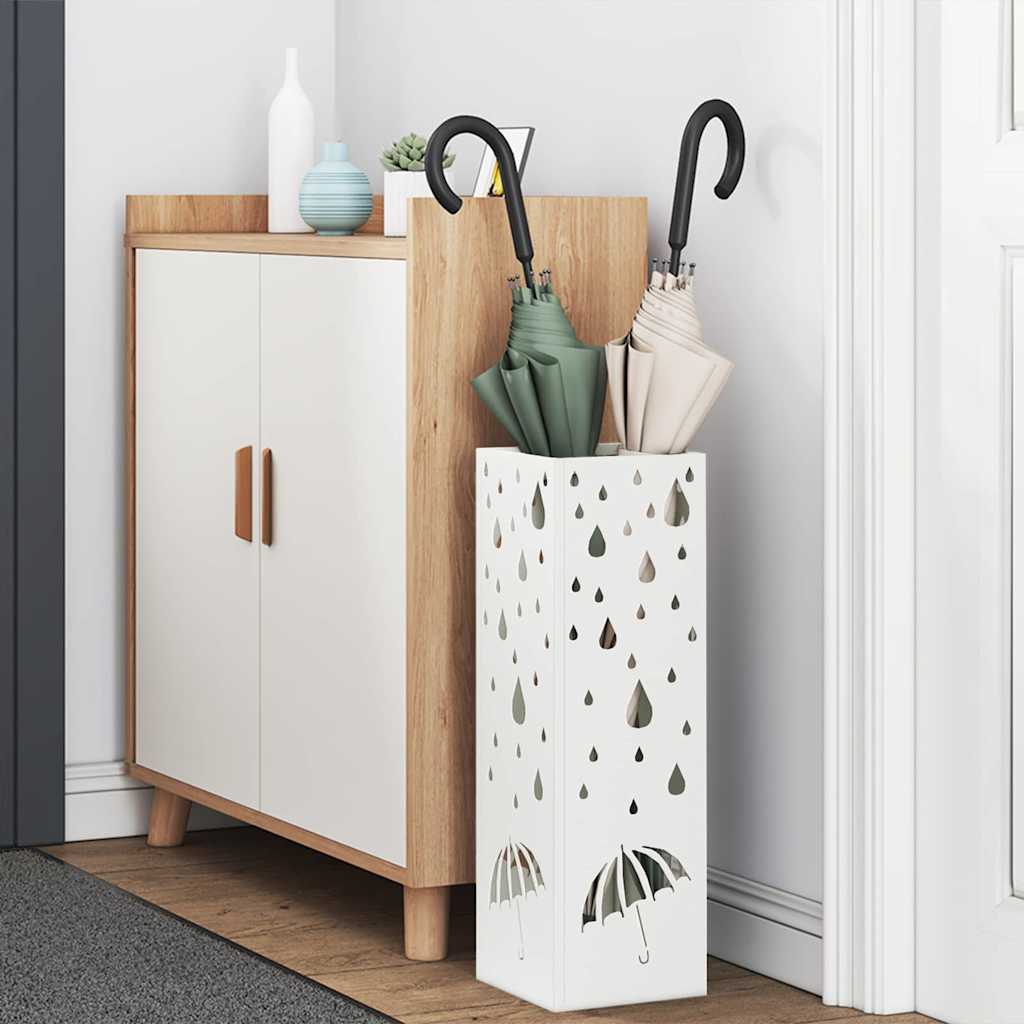 Napernyő Állvány Fehér 15.5 x 15.5 x 49 cm Fém