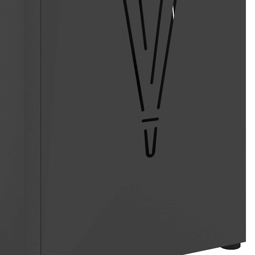 Napernyő Állvány Fekete 15.5 x 15.5 x 49 cm Fém