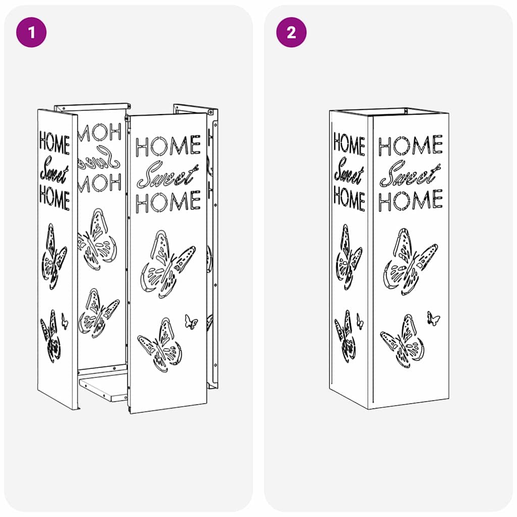 Napernyő Állvány Olívazöld 15.5 x 15.5 x 49 cm Acél