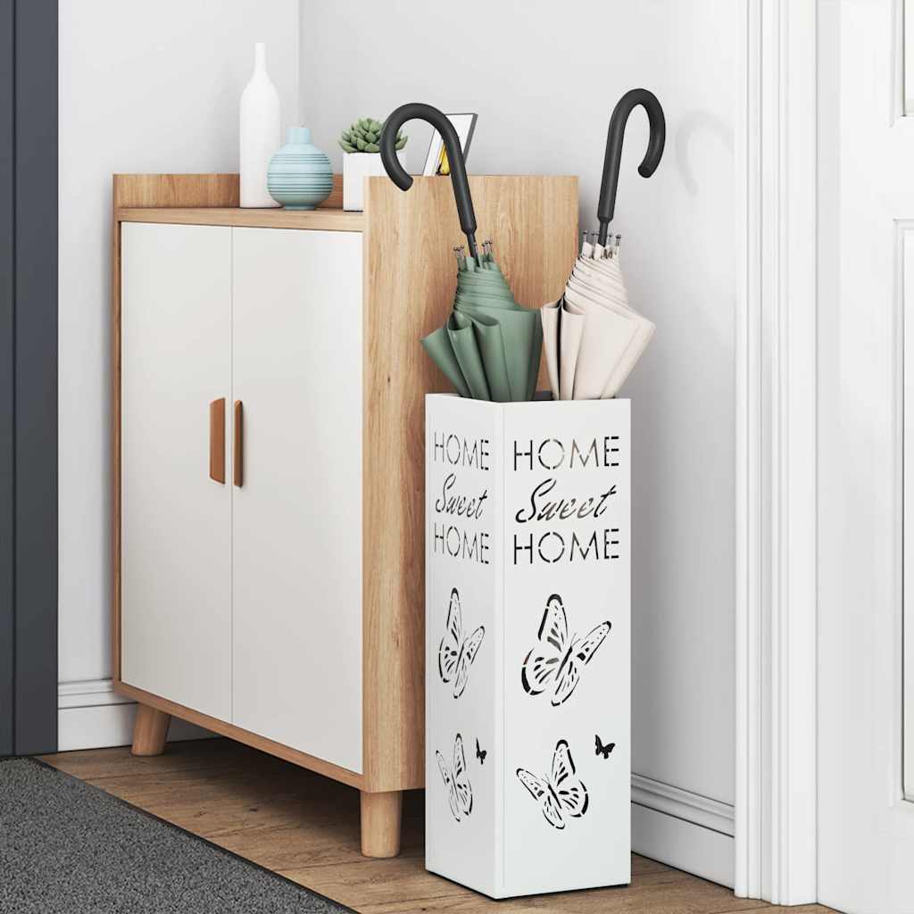 Napernyő Állvány Fehér 15.5 x 15.5 x 49 cm Fém