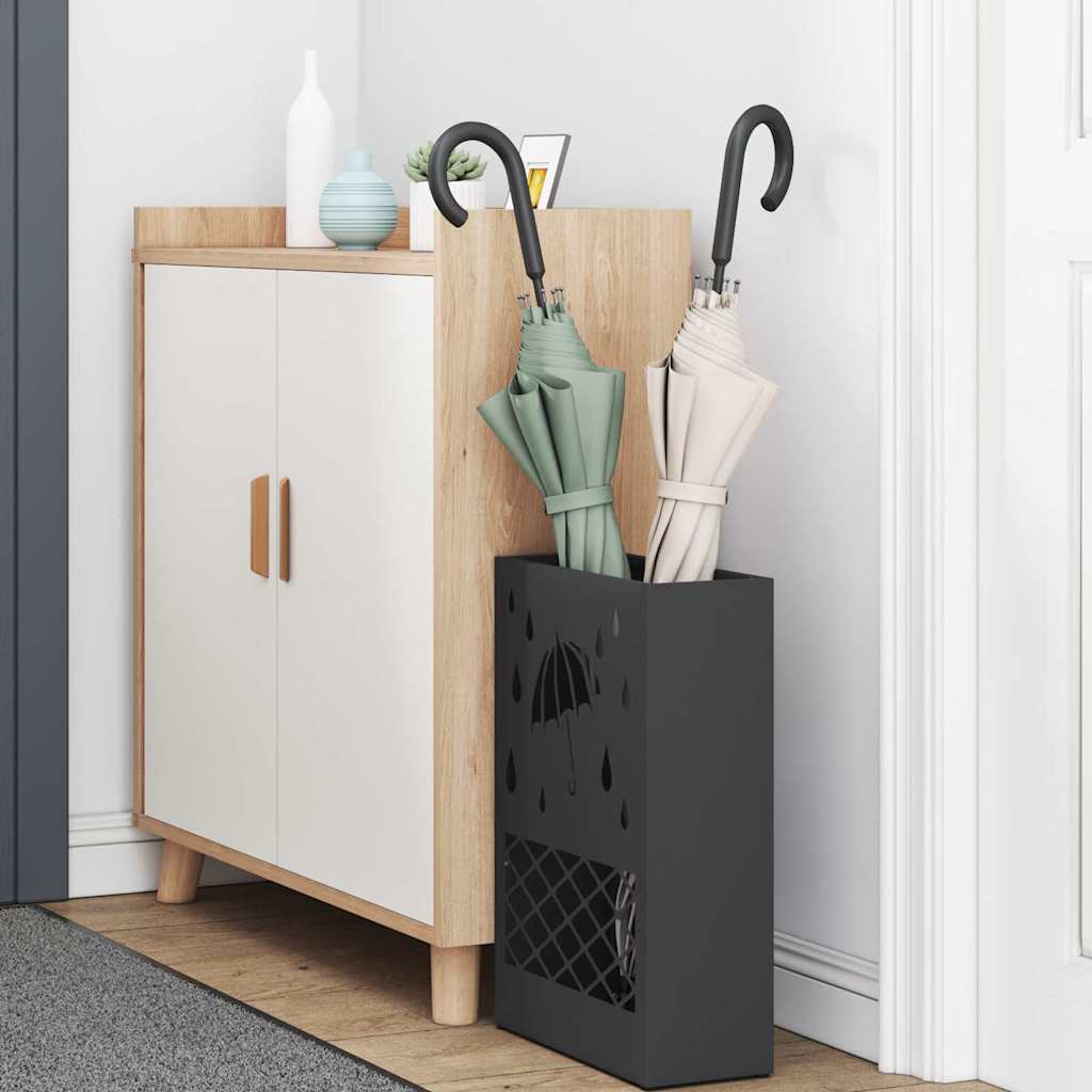 Napernyő Állvány Fekete 28 x 12 x 41 cm Acél