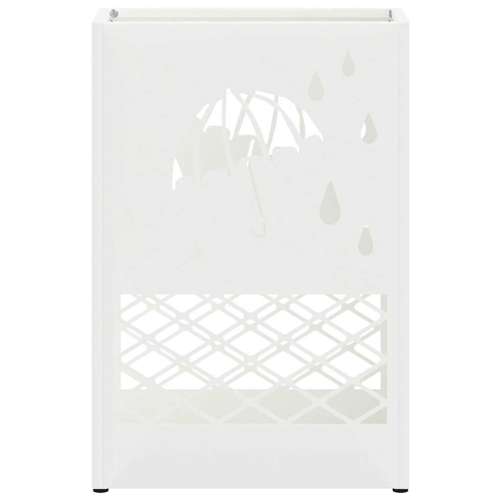 Napernyő Állvány tárolóval Fehér 28 x 12 x 41 cm Acél