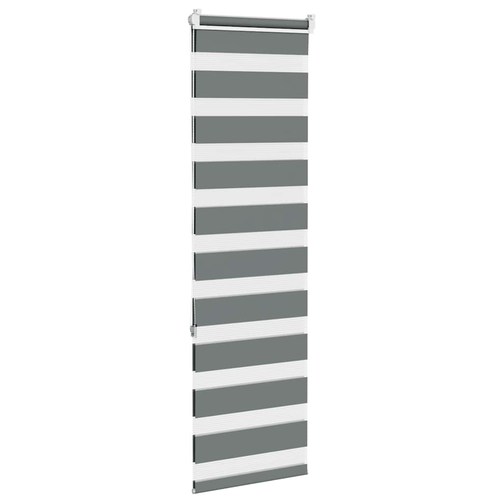 zebrafüggönnyel sötét szürke szövetszélesség 35,9 cm poliészter