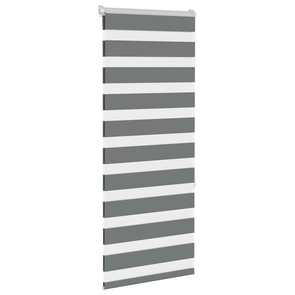 zebrafüggönnyel sötét szürke szövetszélesség 55,9 cm poliészter