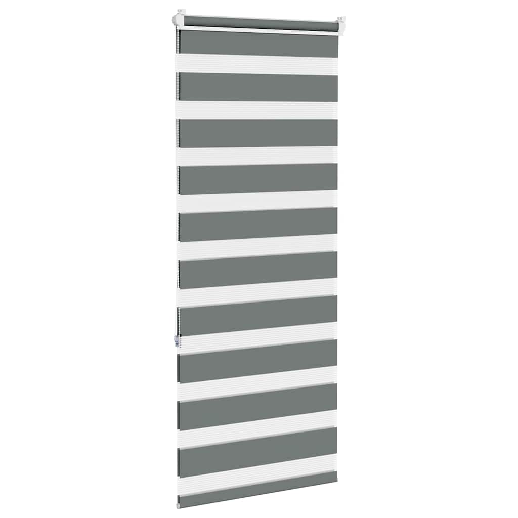 zebrafüggönnyel sötét szürke szövetszélesség 55,9 cm poliészter
