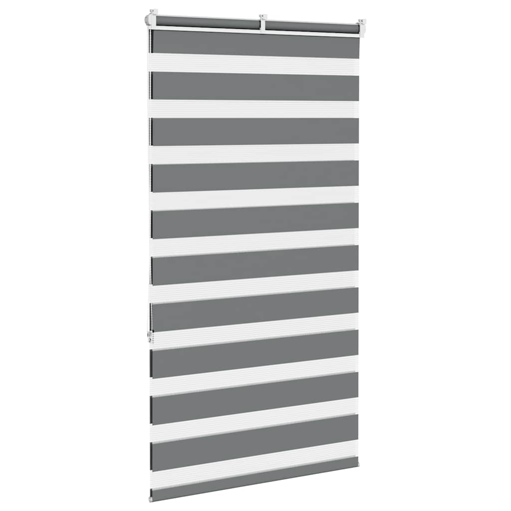 zebrafüggönnyel sötét szürke szövetszélesség 65,9 cm poliészter