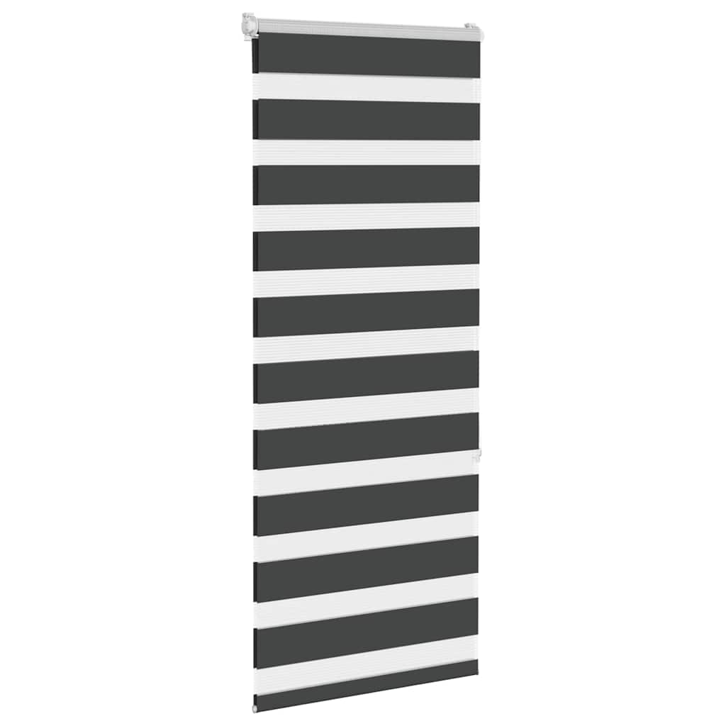 zebrafüggönnyel fekete szövetszélesség 50,9 cm poliészter