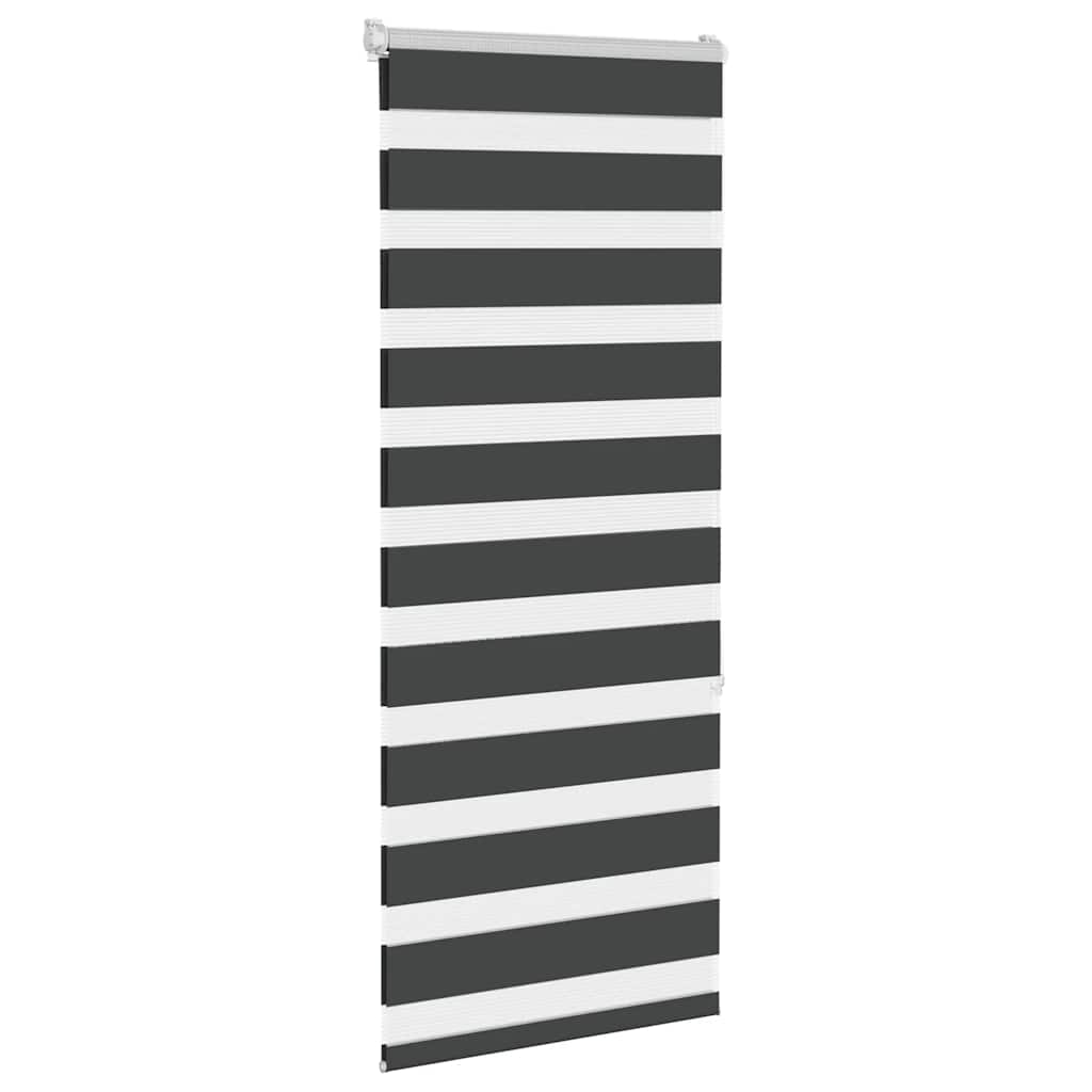 zebrafüggönnyel fekete szövetszélesség 55,9 cm poliészter