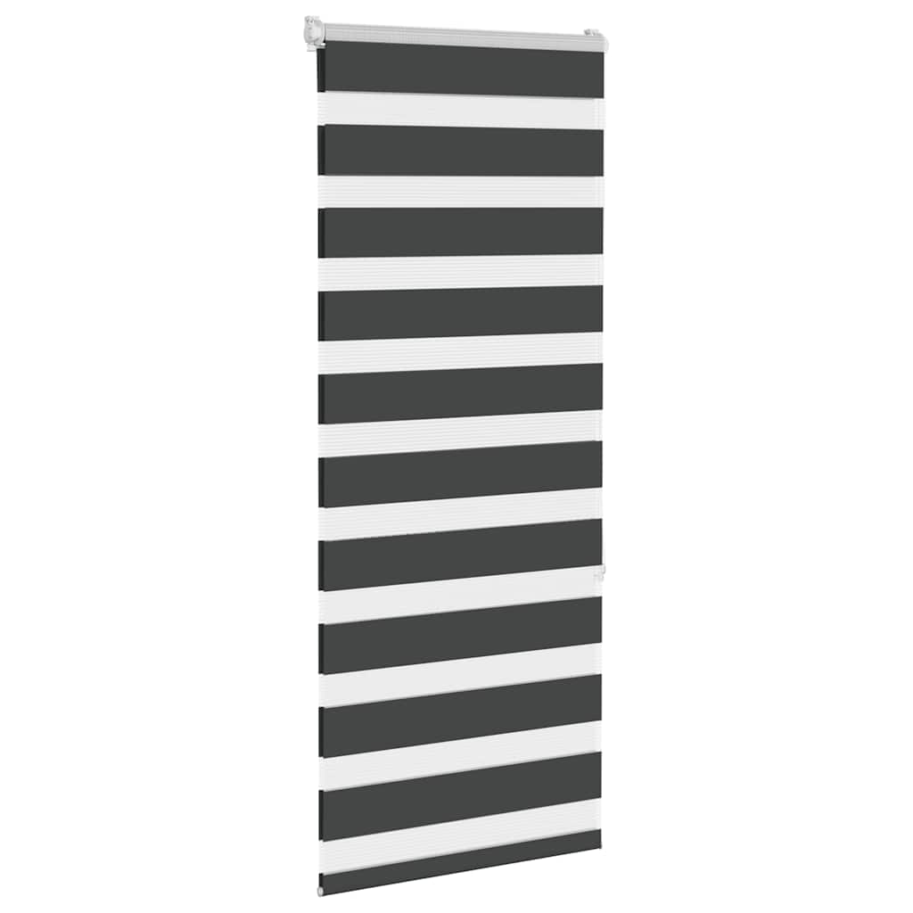 zebrafüggönnyel fekete szövetszélesség 60,9 cm poliészter