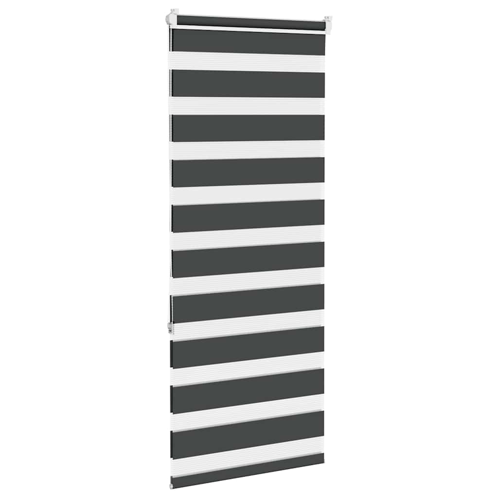 zebrafüggönnyel fekete szövetszélesség 60,9 cm poliészter