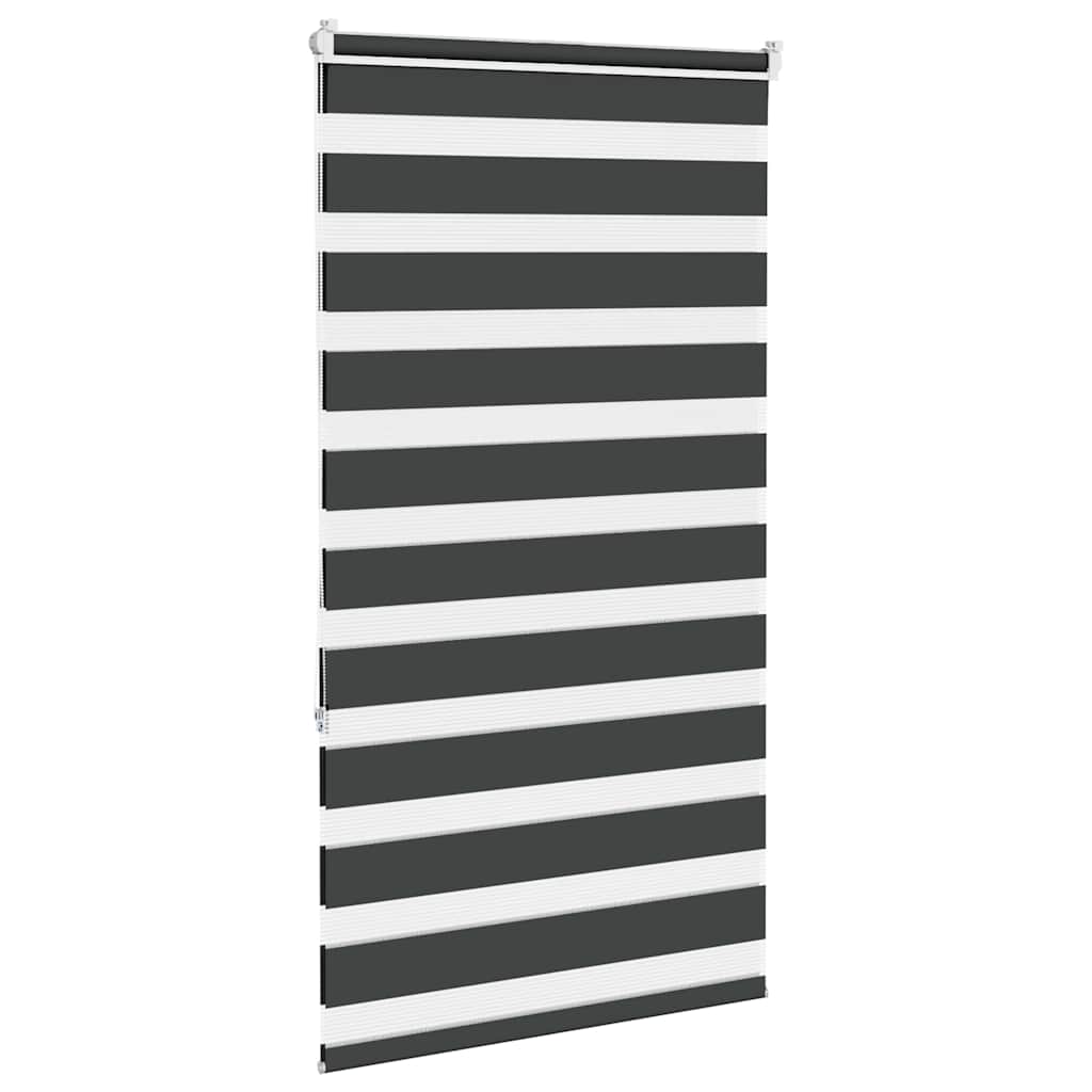 zebrafüggönnyel fekete szövetszélesség 85,9 cm poliészter