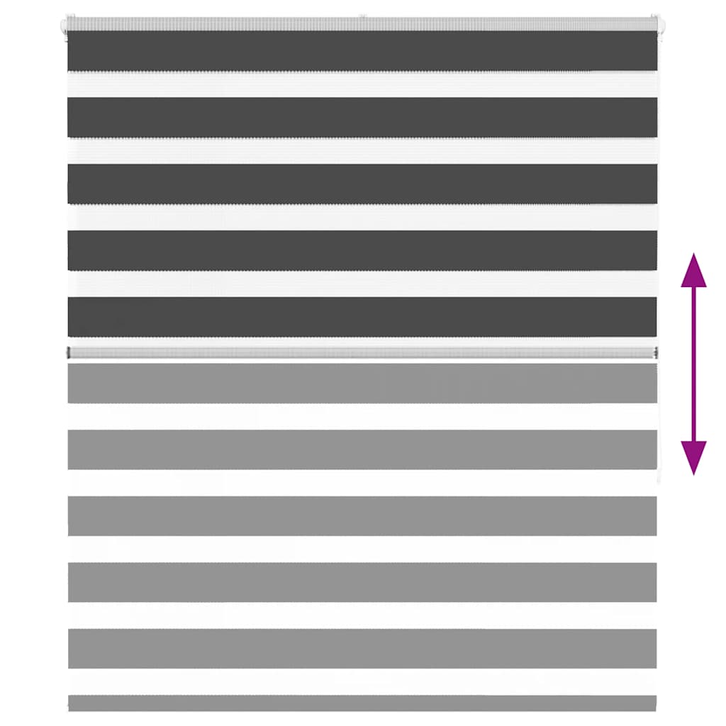 zebrafüggönnyel fekete szövetszélesség 120,9 cm poliészter