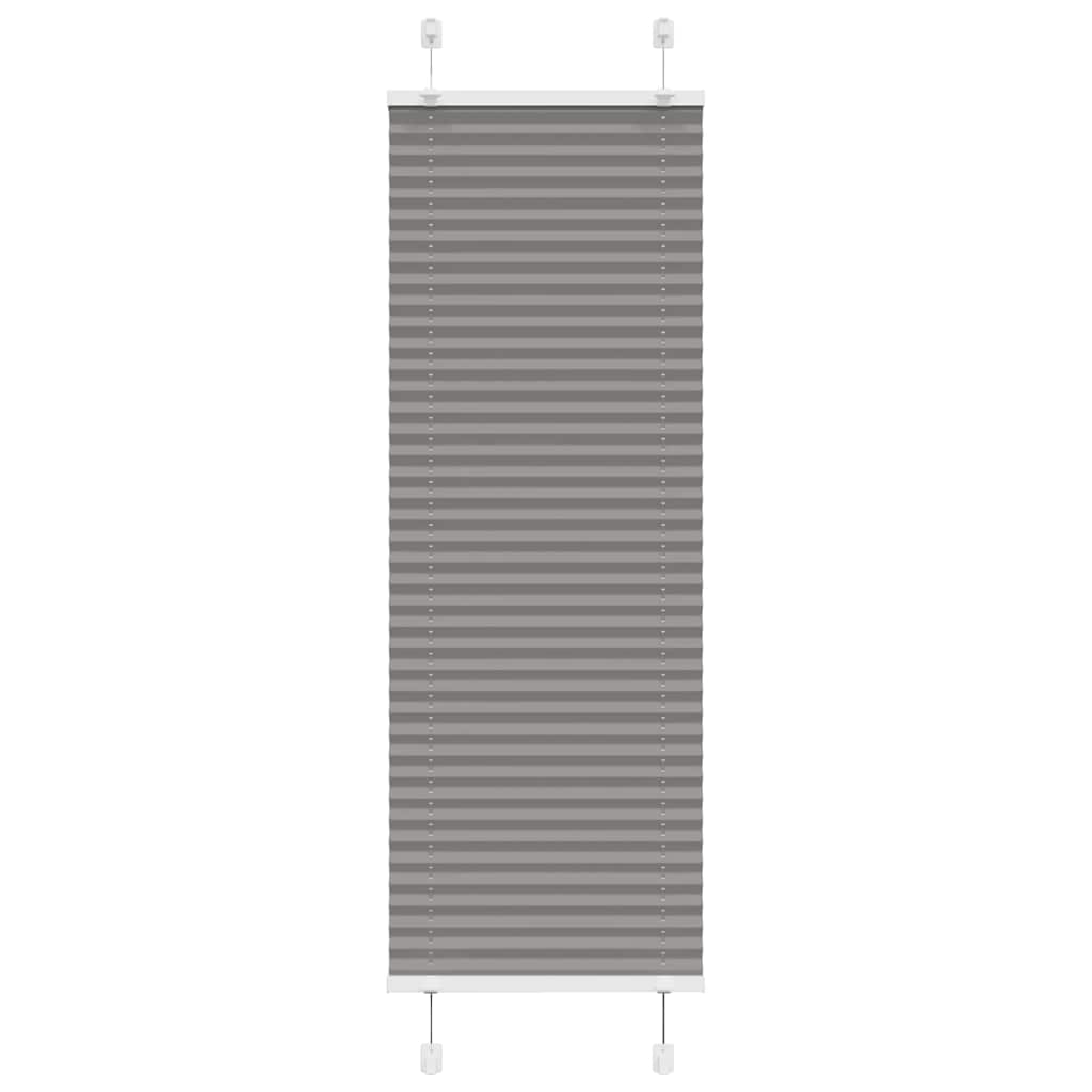 pliszírozott redőny antracit 45x150 cm szövetszélesség 44,4 cm