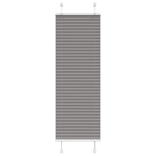 pliszírozott redőny antracit 45x150 cm szövetszélesség 44,4 cm