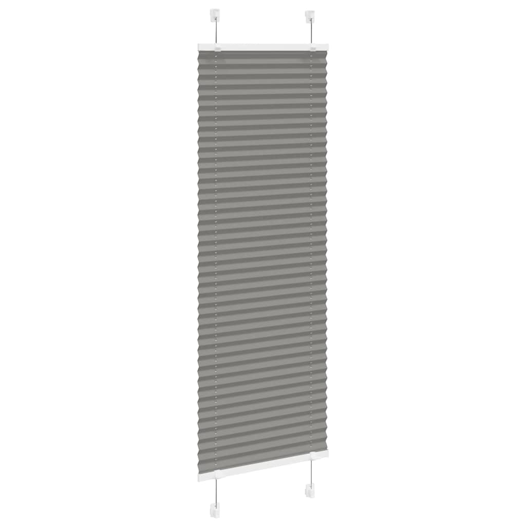 pliszírozott redőny antracit 50x150 cm szövetszélesség 49,4 cm