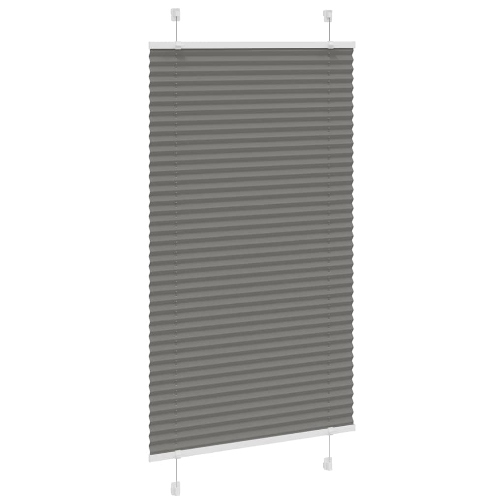 pliszírozott redőny antracit 70x150 cm szövetszélesség 69,4 cm