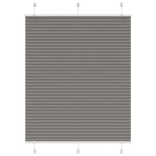 pliszírozott redőny antracit 105x150 cm szövetszélesség 104,4cm