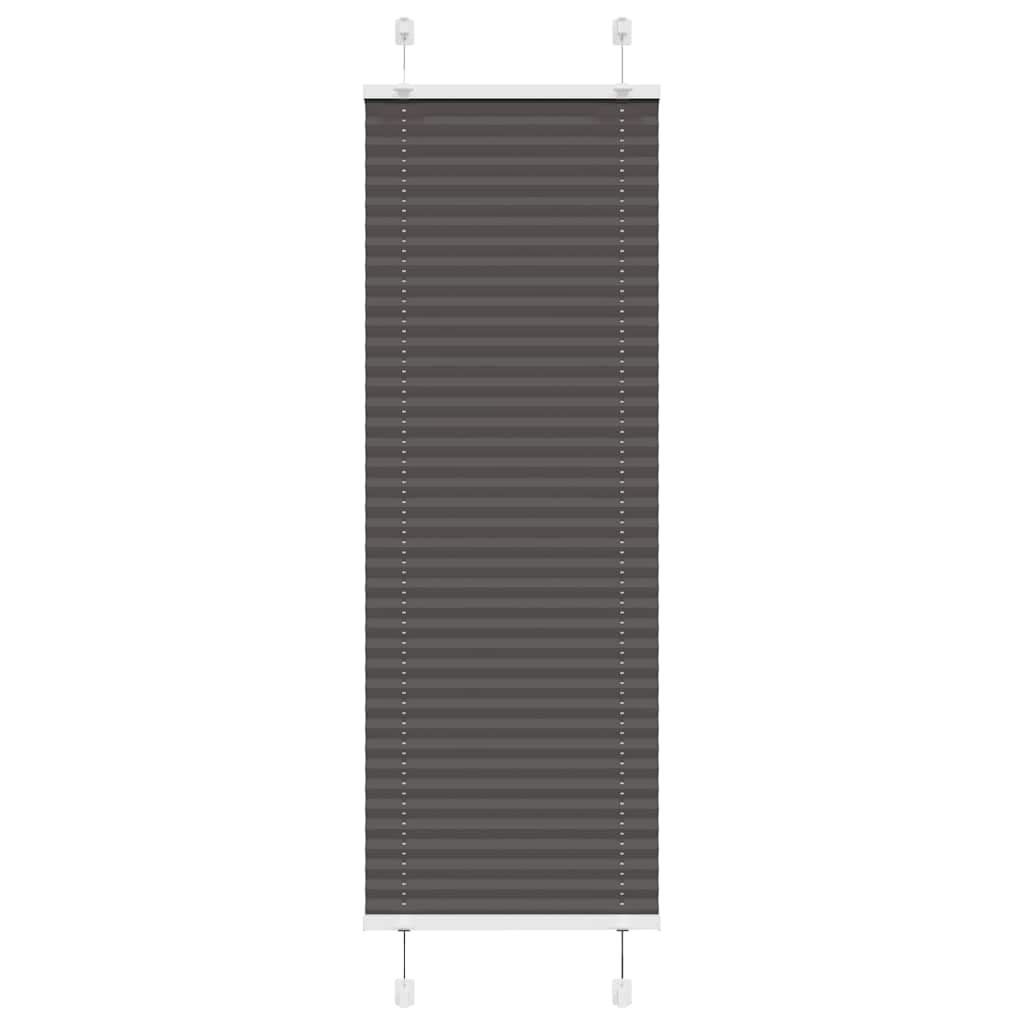 pliszírozott redőny fekete 40x100 cm szövetszélesség 39,4 cm