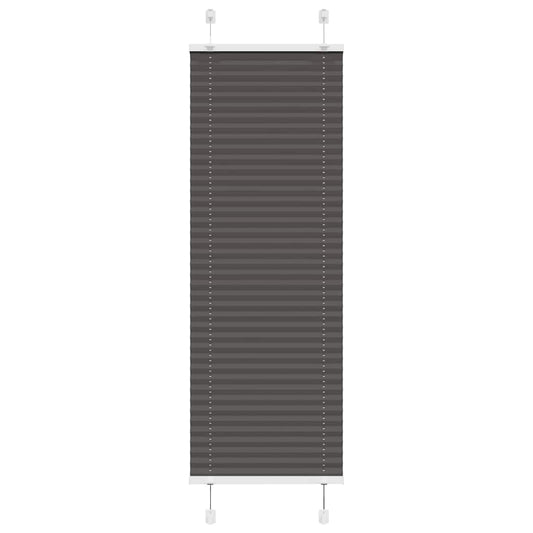 pliszírozott redőny fekete 40x100 cm szövetszélesség 39,4 cm