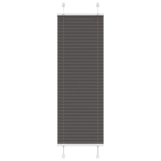 pliszírozott redőny fekete 40x150 cm szövetszélesség 39,4 cm