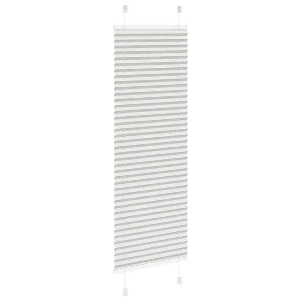 pliszírozott redőny világosszürke 40x100 cm szövetszélesség
