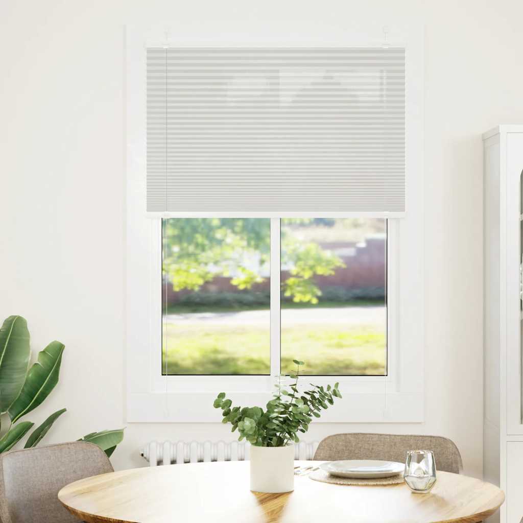 pliszírozott redőny világosszürke 85x150 cm szövetszélesség